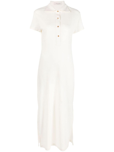 Shop Giuliva Heritage Daphne Short-sleeve Polo Dress In Neutrals