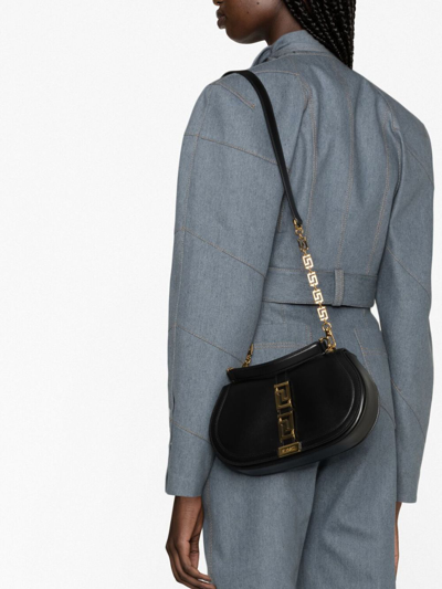 Versace Greek Goddess Bag In Black