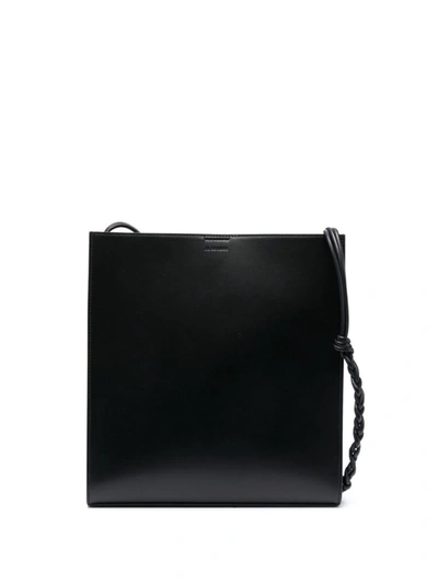 Jil Sander Shoulder Bag With Logo In Black