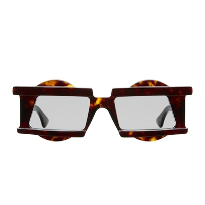 Kuboraum Sunglasses In Tartarugato