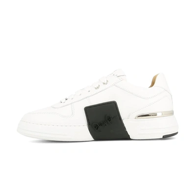 Shop Philipp Plein Lo-top Sneakers Phantom Platinum In 01