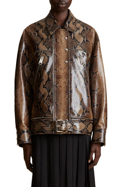 Louis Vuitton Monogram Embossed Leather Blouson