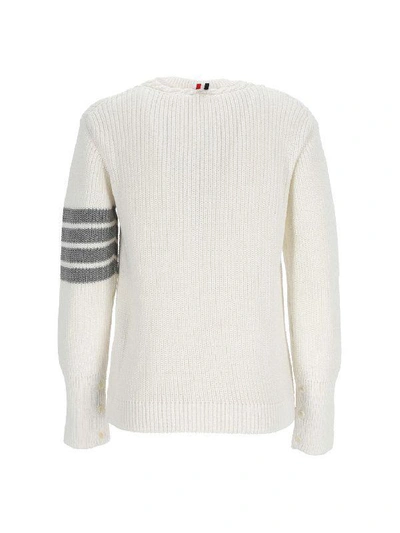 Shop Thom Browne Sweater In 100