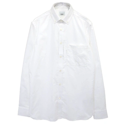 Shop Burberry Shirt In Optic White