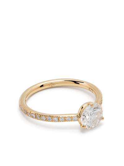 Shop Loyal.e Paris 18kt Yellow Gold Les Absolu.e.s Diamond Ring