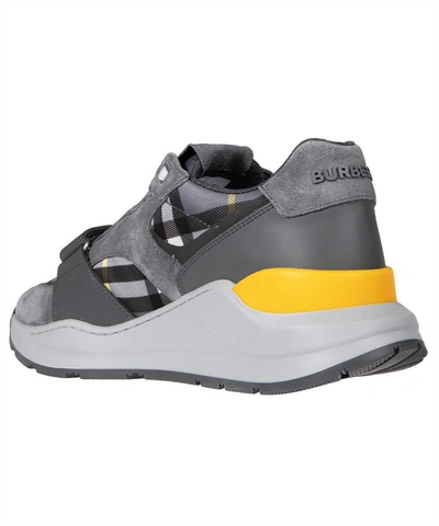 Shop Burberry Shoes In Storm Grey Ip Check