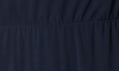 Kiyonna Piper Cold Shoulder Dress In Nouveau Navy