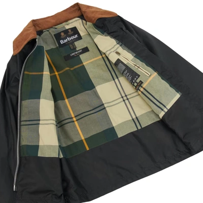 Barbour Eddleston Wax Black Jacket In Bk11