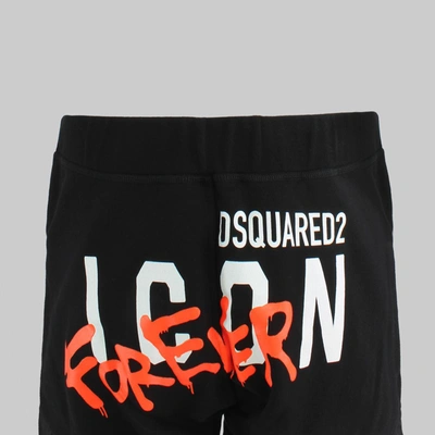 Shop Dsquared2 Icon Forever Nylon Detail Shorts In 900