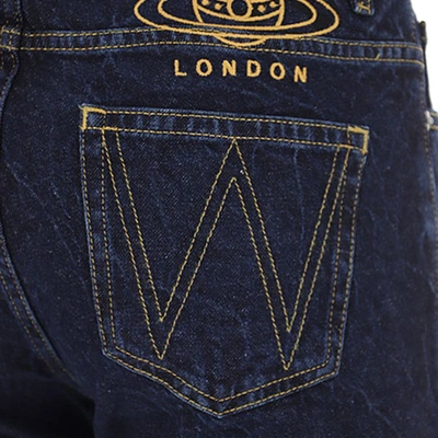 Shop Vivienne Westwood Classic Jeans In K407