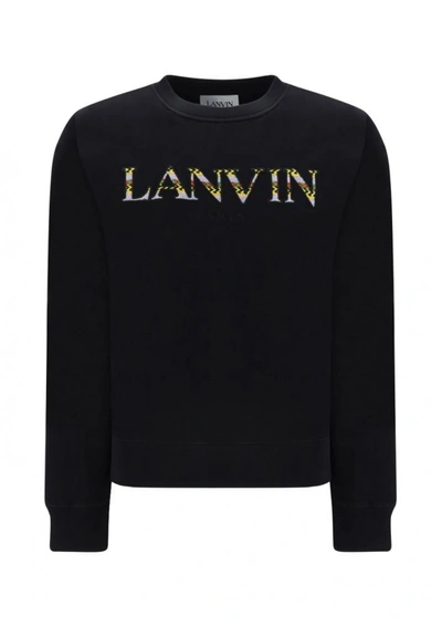Shop Lanvin Sweatshirt In Black