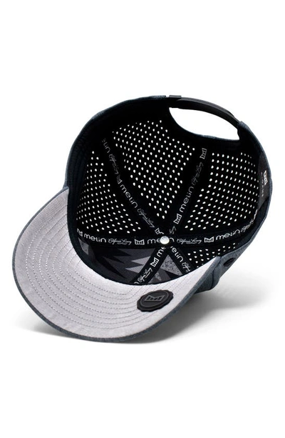 Melin Hydro A-game Snapback Baseball Cap In Heather Light Blue