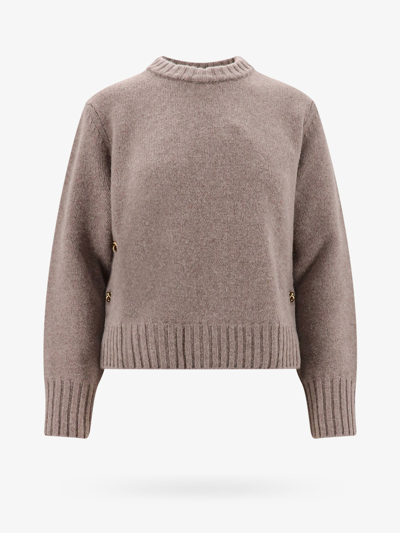 Shop Bottega Veneta Sweater In Beige