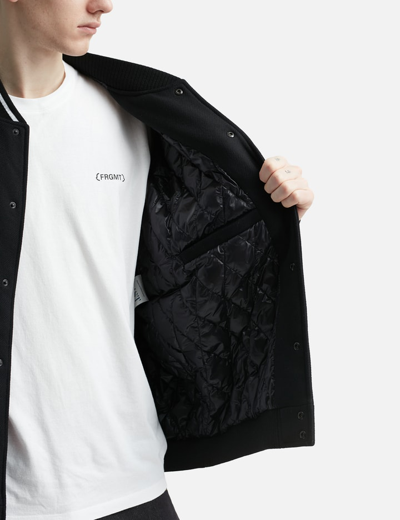 Shop Moncler Genius 7 Moncler Frgmt Hiroshi Fujiwara Celsia Down Bomber Jacket In Black