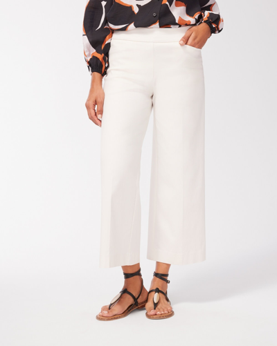 Chico's Brigitte Wide Leg Ankle Pants In White