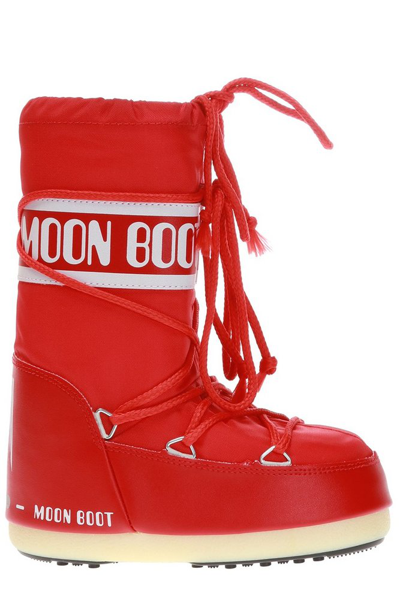 Shop Moon Boot Kids Icon Lace In Red