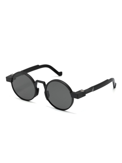 Vava Eyewear Round-frame Sunglasses In Schwarz