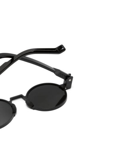 Vava Eyewear Round-frame Sunglasses In Schwarz