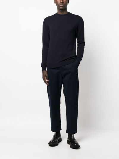 Incentive! Cashmere Crew-neck Cashmere Jumper In Blau
