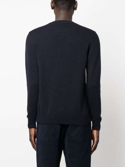 Incentive! Cashmere Crew-neck Cashmere Jumper In Blau