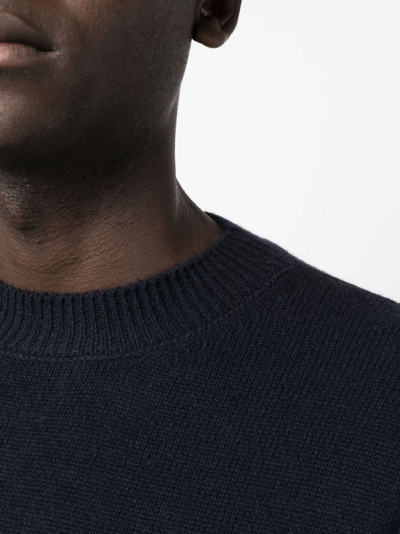 Incentive! Cashmere Crew-neck Cashmere Jumper In Blau