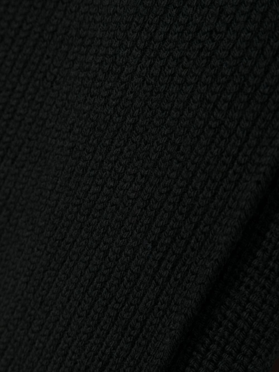 Shop Etro Fine-knit Wool Scarf In Schwarz