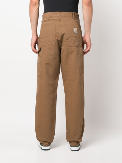 Carhartt Single Knee Trousers In Brown