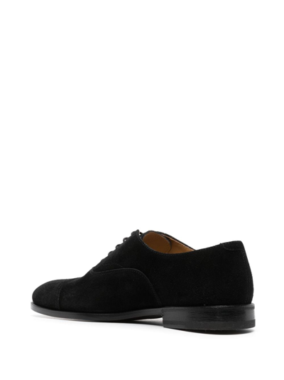Shop Henderson Baracco Suede Lace-up Oxford Shoes In Schwarz
