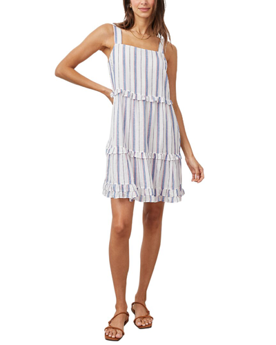 Shop Rails Sandy Linen-blend Mini Dress In Multi