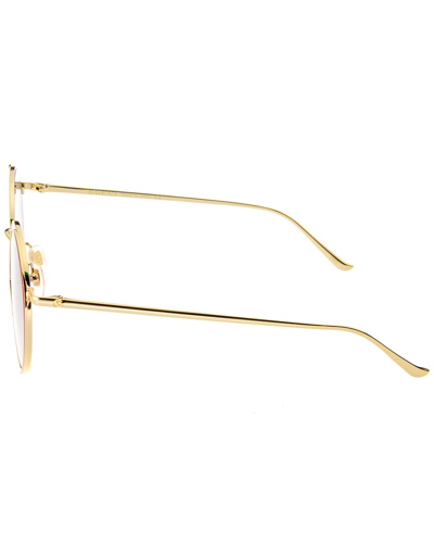 Shop Gucci Women's Gg0401sk 56mm Sunglasses In Gold