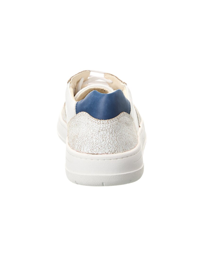Shop Geox Magnete Leather Sneaker In White