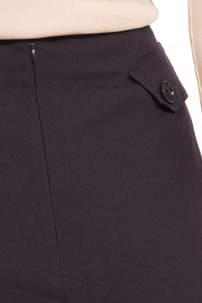 Eva Franco Tailored Mini Skirt In Blue