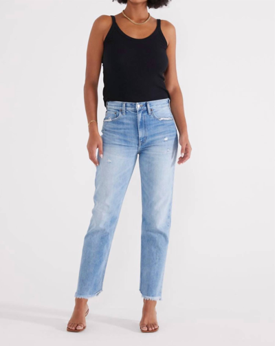 Shop Etica Finn Slim Straight Leg Jeans In Still Water In Multi
