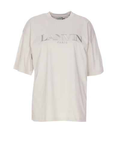 Shop Lanvin T-shirts And Polos In Grey