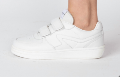 Shop Rag & Bone Retro Court Strap Sneaker In White