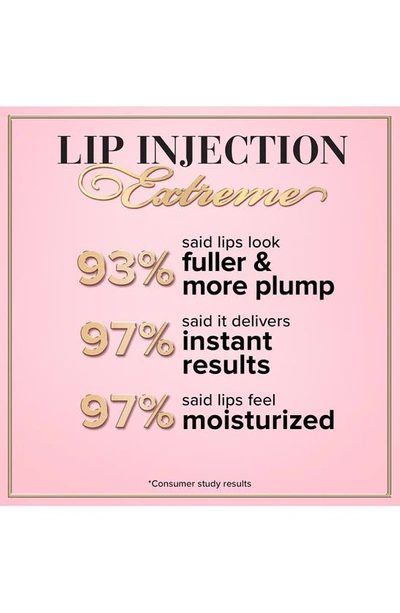 Shop Too Faced Lip Injection Extreme Lip Plumper Gloss, 0.14 oz In Original Clear