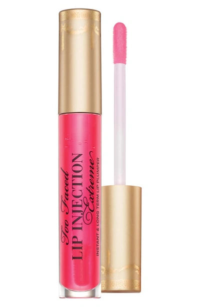 Shop Too Faced Lip Injection Extreme Lip Plumper Gloss, 0.14 oz In Pink Punch