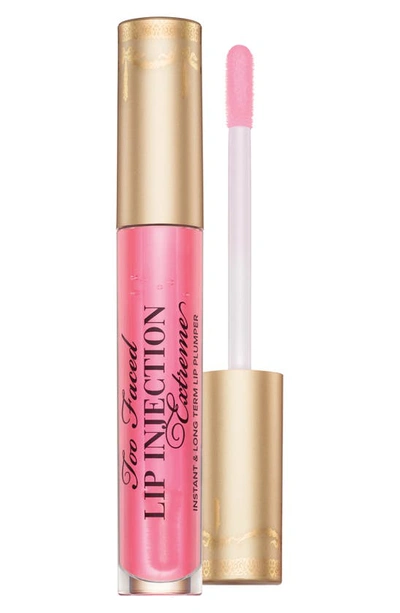 Shop Too Faced Lip Injection Extreme Lip Plumper Gloss, 0.14 oz In Bubblegum Yum