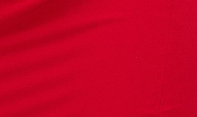 Dress The Population Jordan Ruched Side Slit Gown In Rouge