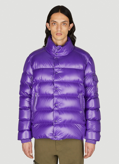 Shop Moncler Lule Down Jacket In Purple