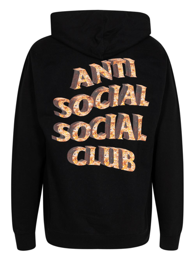 Shop Anti Social Social Club White Picket Fence Hoodie In Black