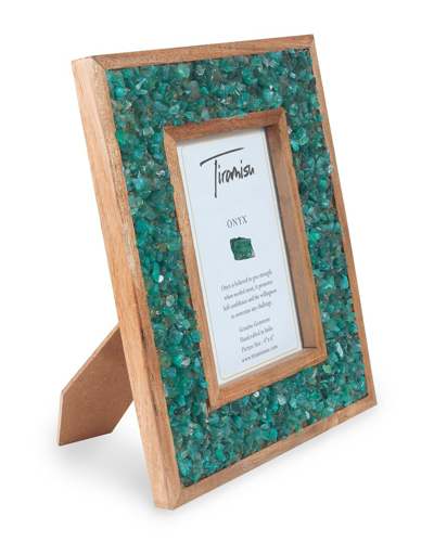 Tiramisu Sea Of Green Onyx Picture Frame Set In Green