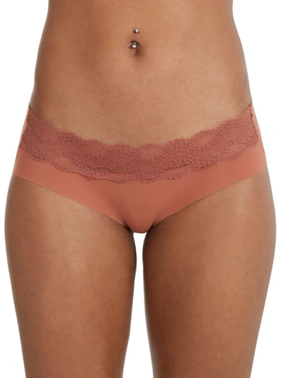 Shop B.tempt'd By Wacoal B.bare Hipster In Copper Brown