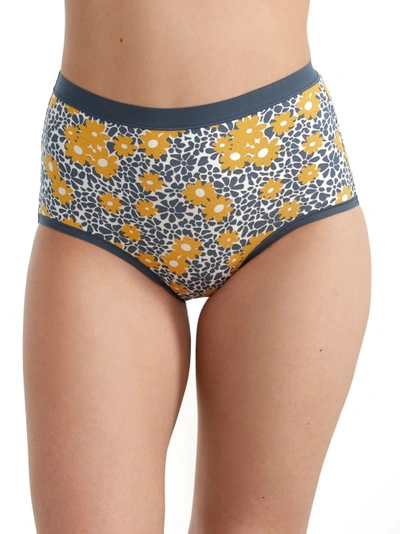 Shop Wacoal Understated Cotton Full Brief In Deco Floral