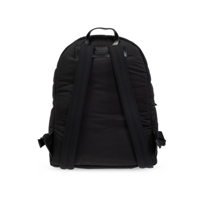 Shop Dsquared2 Black Logo Backpack