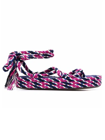 Shop Isabel Marant Erol Sandals In Pink