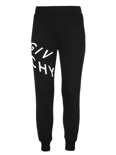 Shop Givenchy Cotton Logo Pants In Black