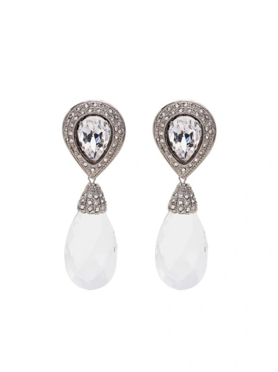 Shop Alessandra Rich Silver Bijoux Earrings