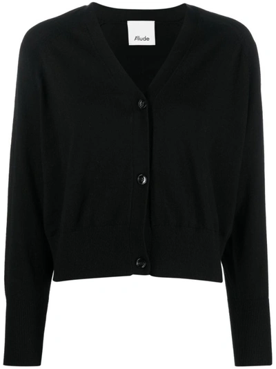 Shop Allude Stylish Black Cardigan