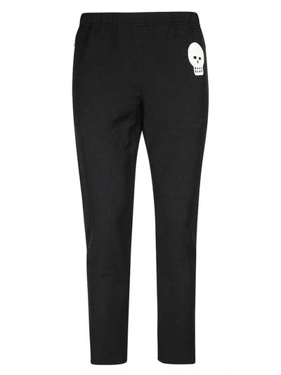 Shop Alexander Mcqueen Black Skull Pants